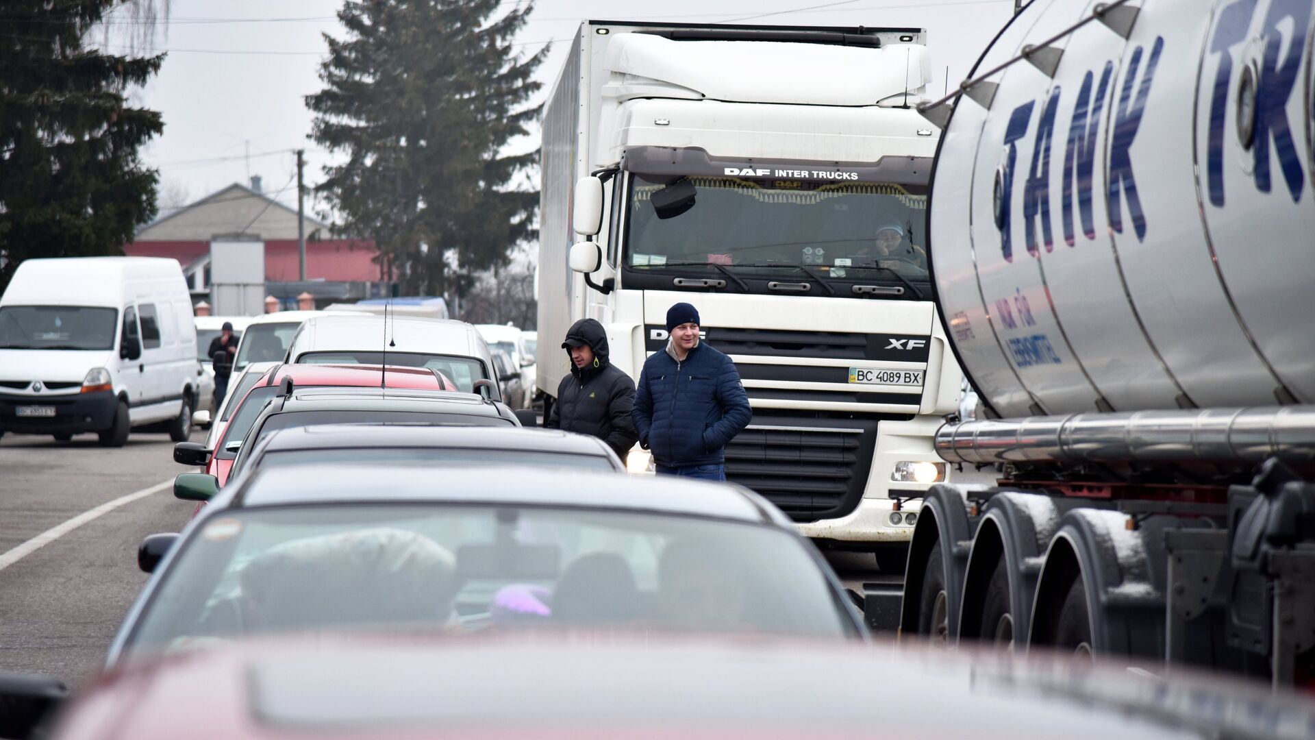 Акция протеста на границе между Украиной и Польшей. Архивное фото - РИА Новости, 1920, 27.11.2023