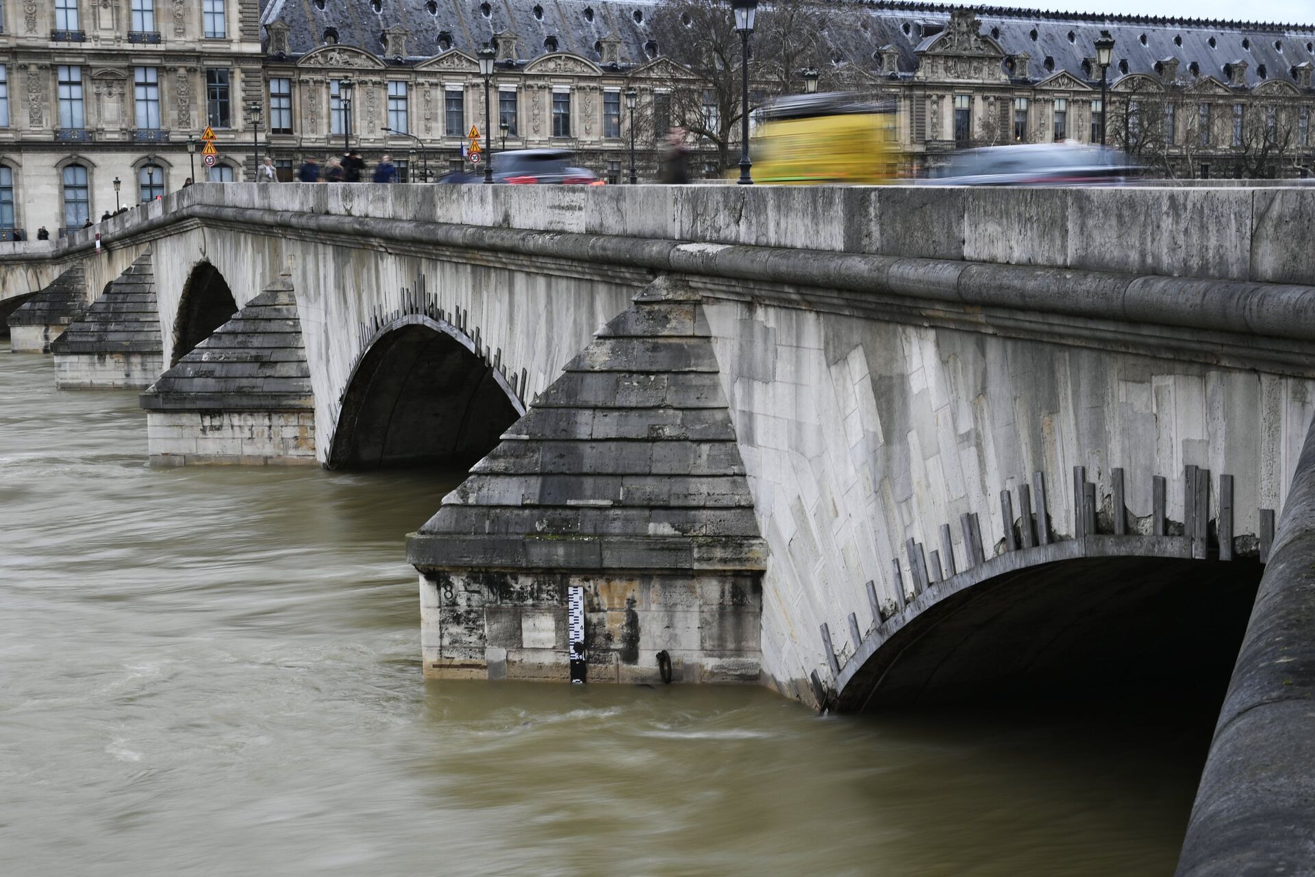Уровень воды в реке Сене в Париже достиг пика. 29 января 2018 - РИА Новости, 1920, 16.10.2020
