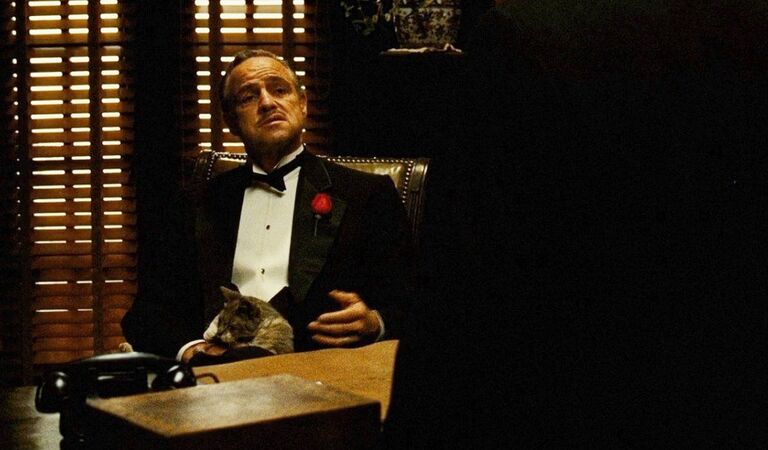 Кадр из фильма Крестный отец. 1971 год