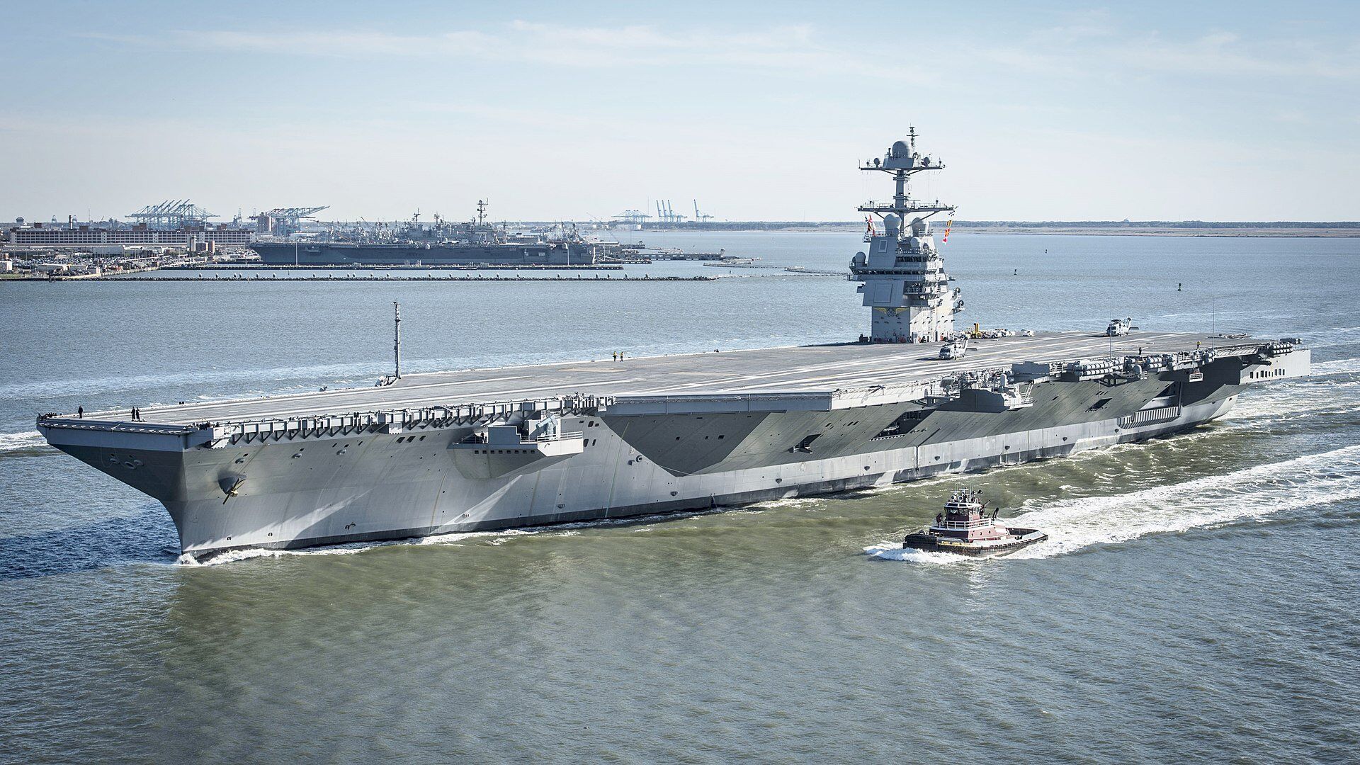 Американский авианосец CVN-78 Gerald R. Ford. Архивное фото - РИА Новости, 1920, 08.10.2023