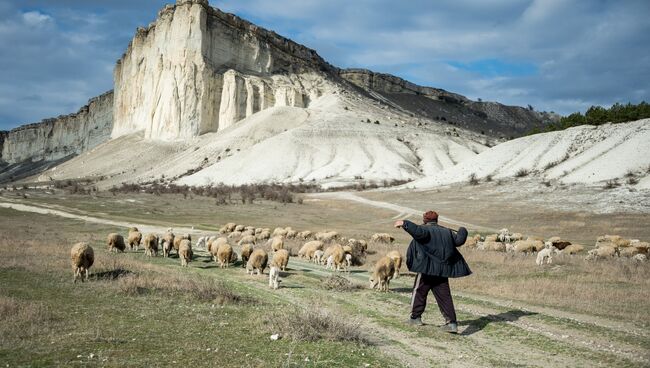 Белая скала в Крым