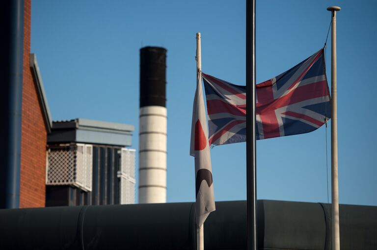 Флаг Великобритании на флагштоке тюрьмы Birmingham 