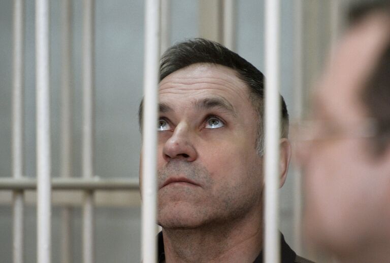 Бывший милиционер Евгений Чуплинский Новосибирском областном суде. 6 марта 2018