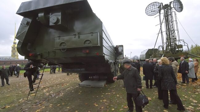 Ракетная установка Тополь, снятая с боевого дежурства в рамках действия Договора о сокращении наступательных вооружений