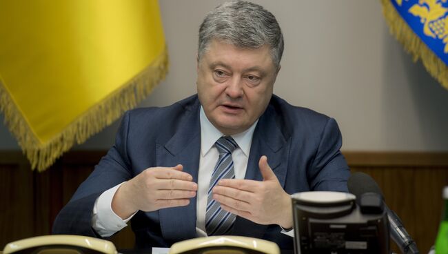 Президент Украины Петр Порошенко. Архивное фото