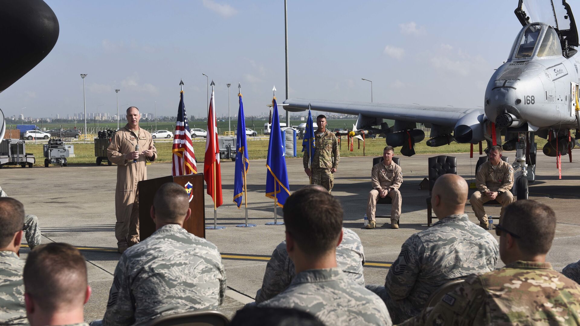 Военнослужащие ВВС США на авиабазе Инджирлик, Турция - РИА Новости, 1920, 08.12.2023