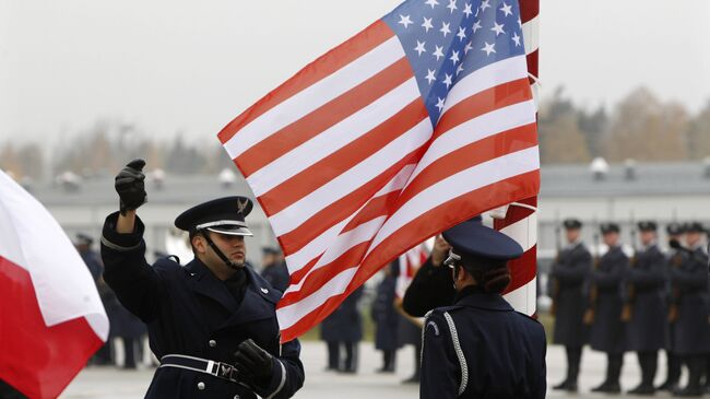 Открытие базы ВВС США в Ласке, Польша. 2012 год