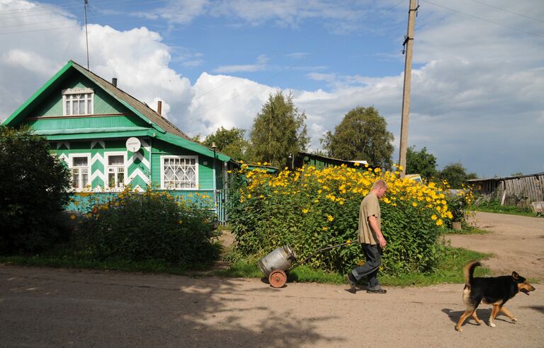 Регионы России. Деревня Старый Шимск Новгородской области
