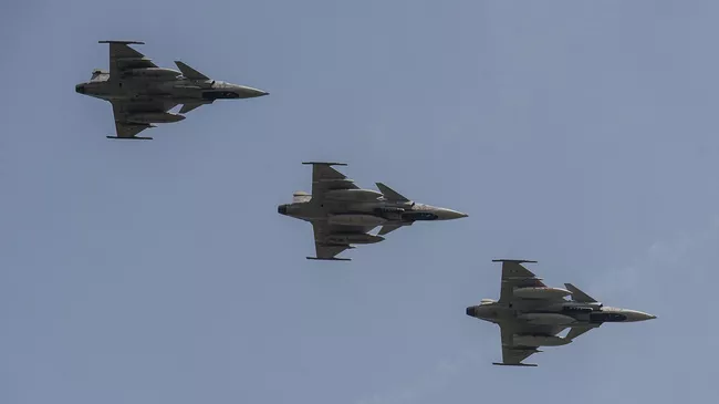 Многоцелевые истребители Saab JAS 39 Gripen