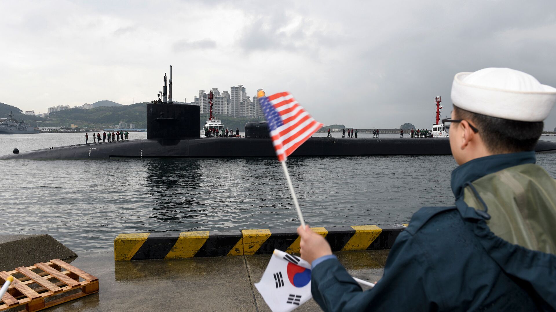 Американская подводная лодка USS Michigan - РИА Новости, 1920, 28.08.2020