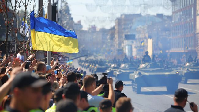 Военный парад в Киеве по случаю Дня независимости Украины