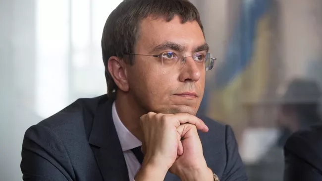 Министр инфраструктуры Украины Владимир Омелян на судебном заседании по рассмотрению ходатайства об избрании меры пресечения
