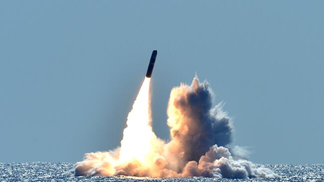 Запуск ракеты Trident II D5. Архивное фото