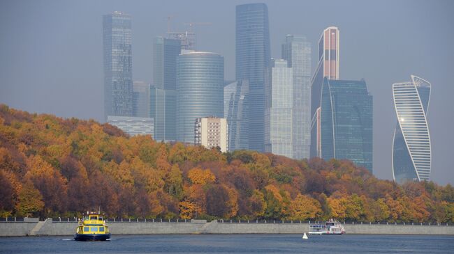 Теплоходы в акватории Москва-реки