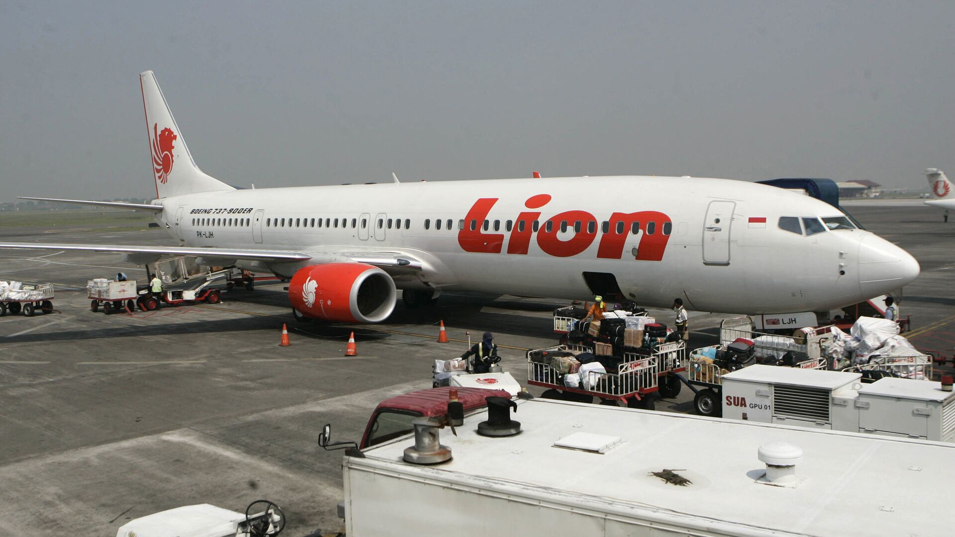 Самолет компании Lion Air в Международном аэропорту имени Джуанды - РИА Новости, 1920, 13.04.2021