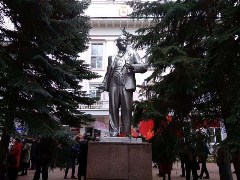  Памятник Ленину и 100 лет ВЛКСМ в Нижнем Новгороде. 29 октября 2018