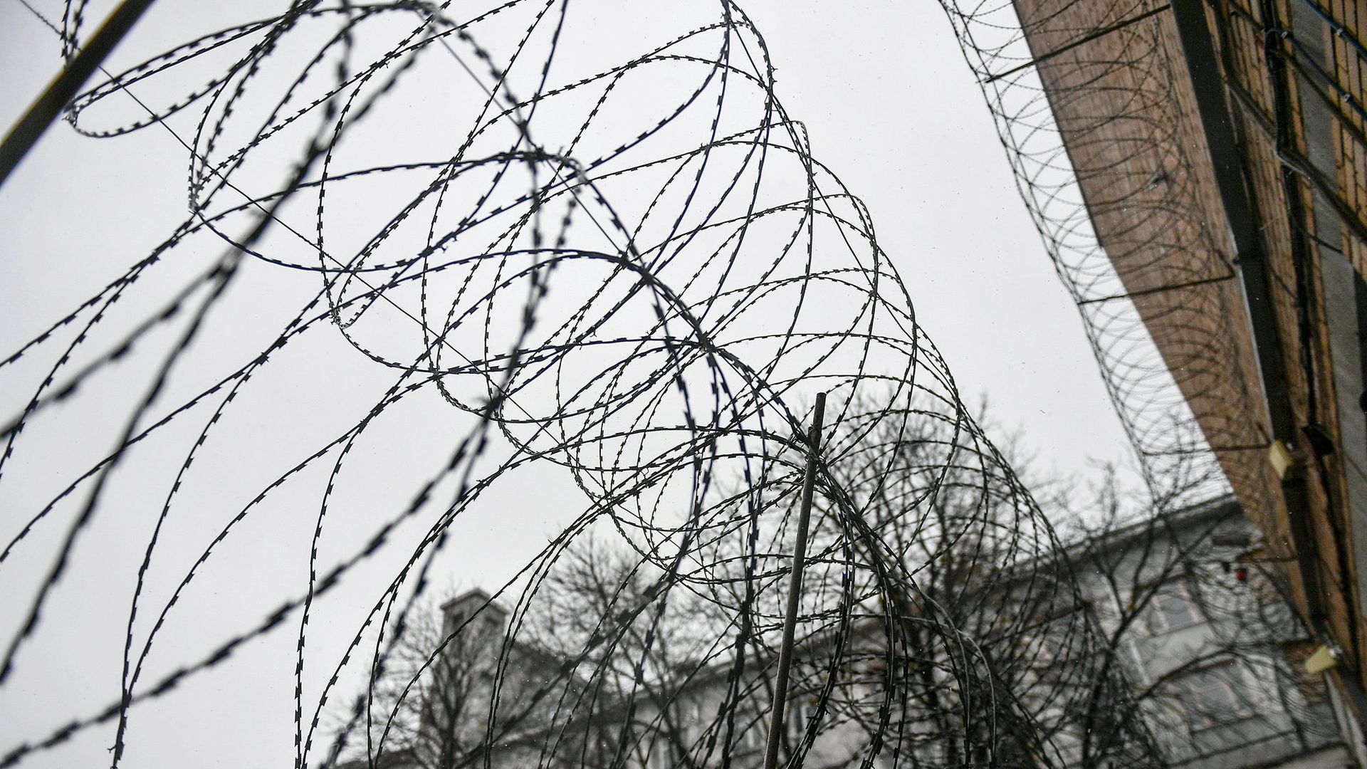 Колючая проволока в учреждении исполнения наказаний Колючая проволока в учреждении исполнения наказаний - РИА Новости, 1920, 30.07.2026