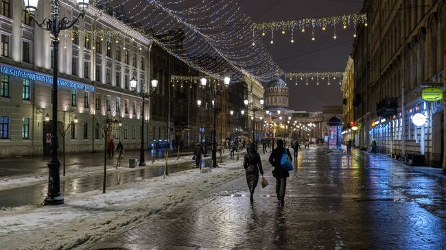 Новогоднее украшение Санкт-Петербурга