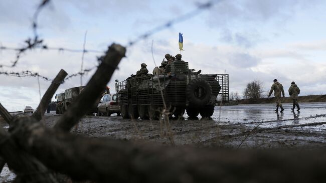 Украинские военные в Донецкой области