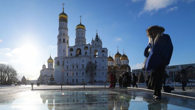 Соборная площадь Московского Кремля