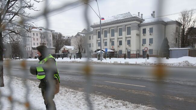 Здание посольства РФ в Киеве