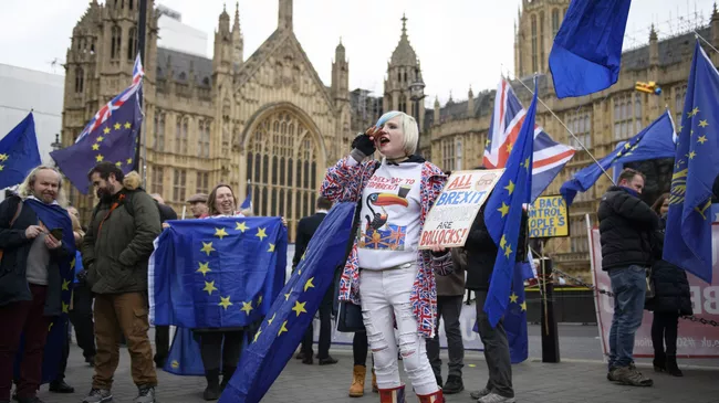 Акция против Brexit в Лондоне