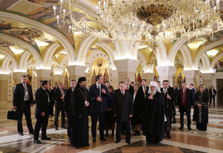 Официальный визит президента РФ В. Путина в Сербию Официальный визит президента РФ В. Путина в Сербию