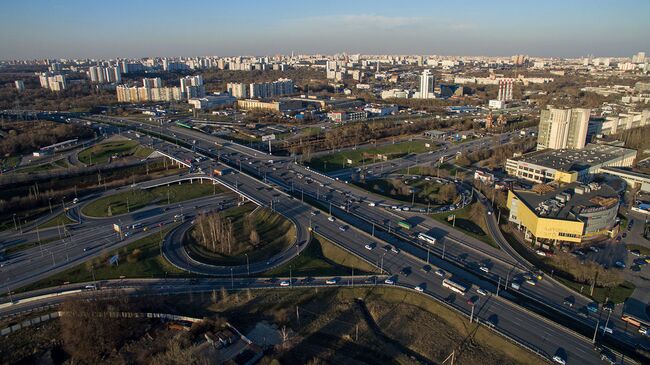 Вид на город Красногорск Московской области 