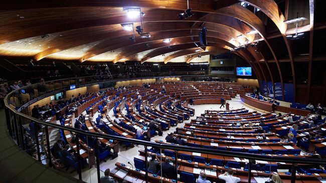 Заседание Парламентской Ассамблеи Совета Европы