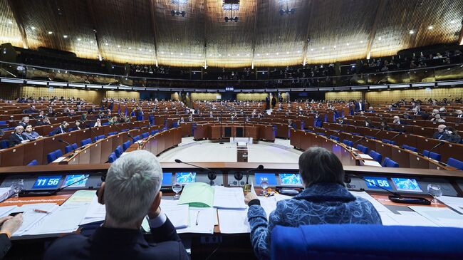 Заседание Парламентской Ассамблеи Совета Европы