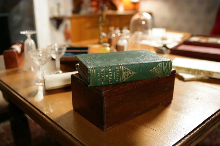 Происхождение видов. Чарльз Дарвин. Оригинальное издание 1859 года.