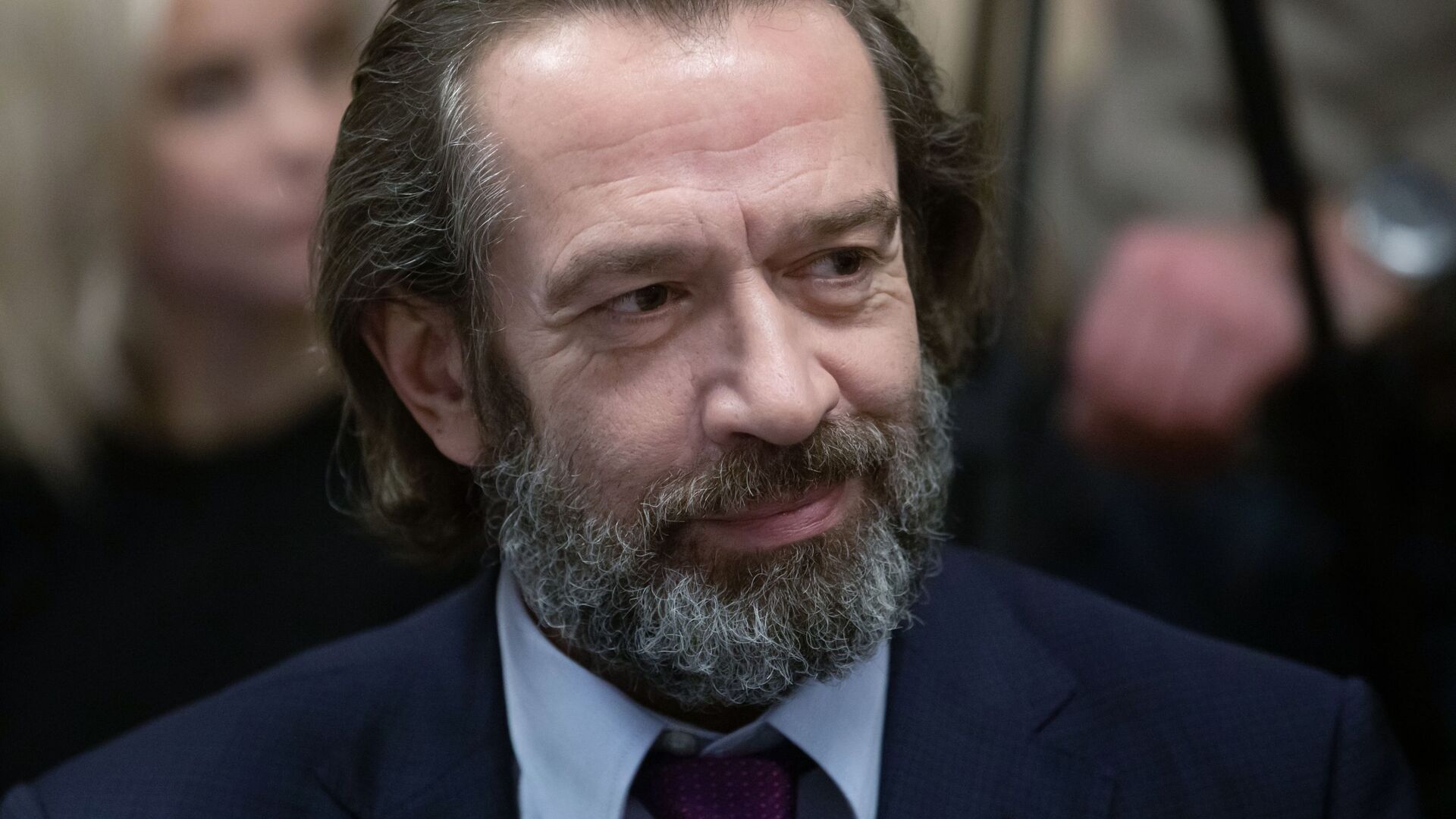 Художественный руководитель Театра Олега Табакова Владимир Машков перед началом первого заседания Общественного совета при комитете Госдумы по культуре. 28 нваря 2019 - РИА Новости, 1920, 22.10.2022