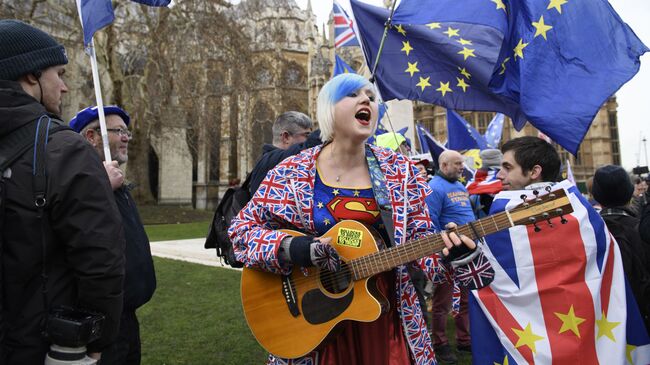 Акция против Brexit в Лондоне