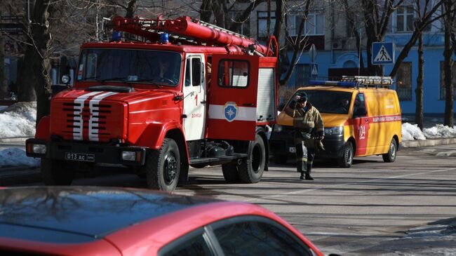 В центре Донецка прогремели три взрыва