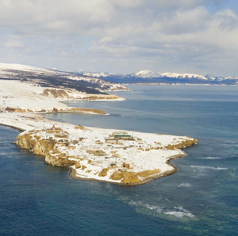 Мыс Крильон в проливе Лаперуза в Сахалинской области