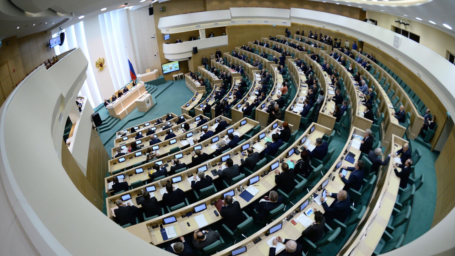 Заседание Совета Федерации РФ - РИА Новости, 1920, 22.09.2020
