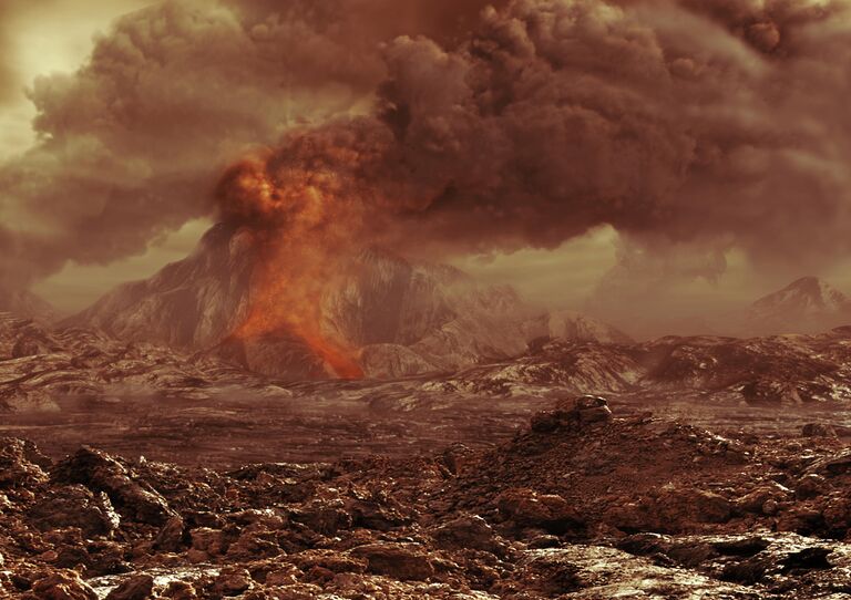 Венера во время вулканизма