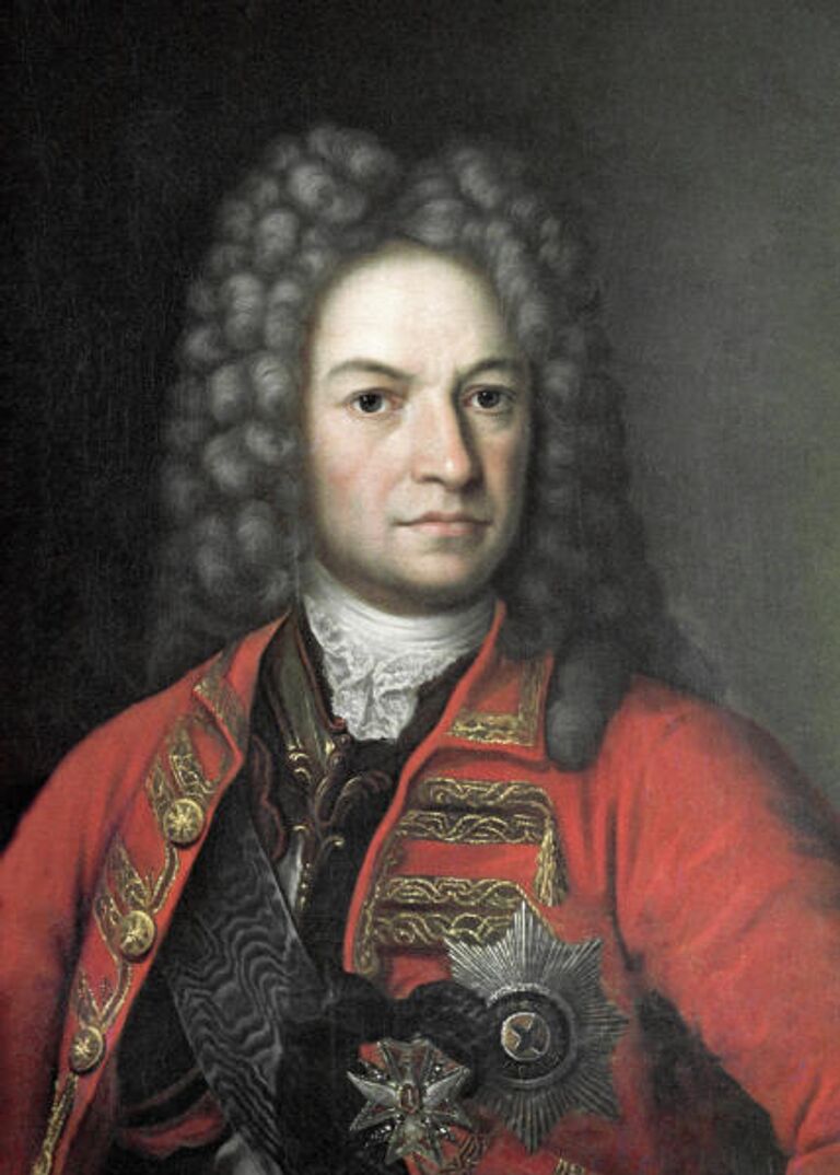 Портрет генерал-фельдмаршала Якова Вилимовича Брюса (1670-1735) 