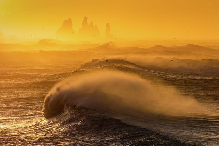 Исландия, пляж Ренисфьяра