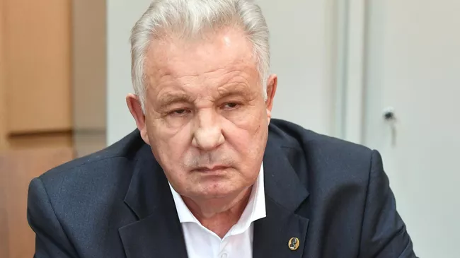 Экс-губернатор Хабаровского края Виктор Ишаев в Басманном суде Москвы. 21 мая 2019