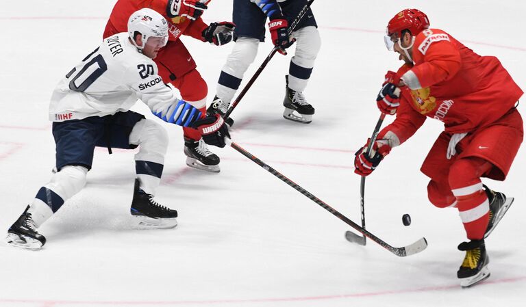 Хоккей. Чемпионат мира. Матч Россия - США