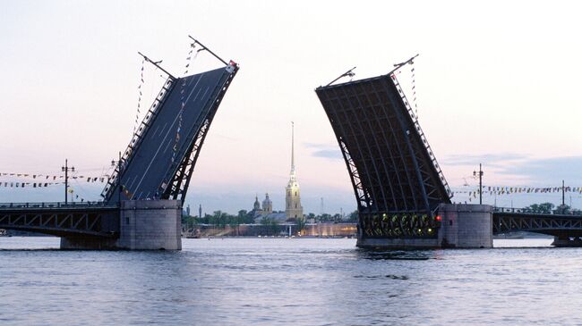 Дворцовый мост в Санкт-Петербурге