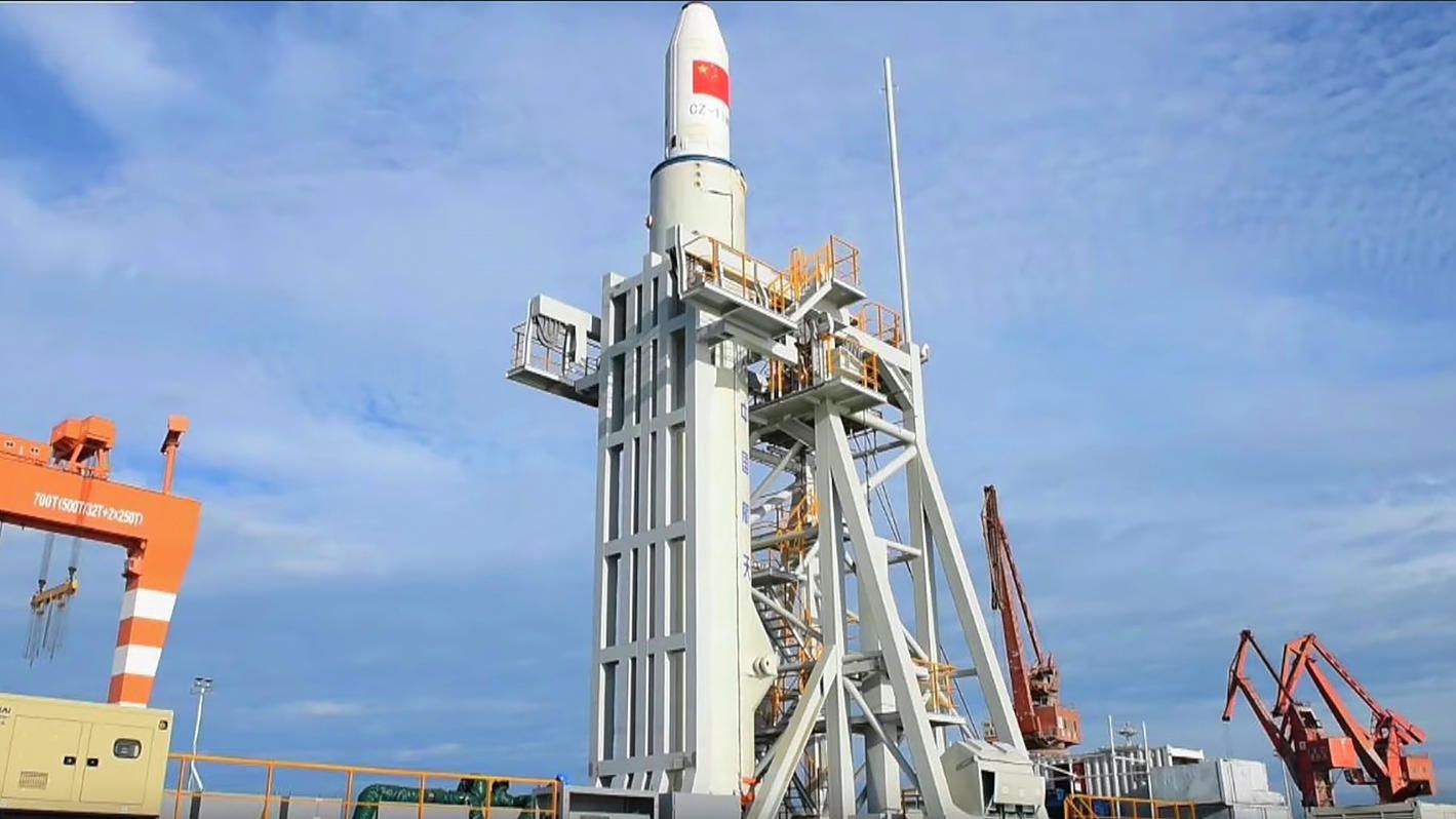 Пуск ракеты-носителя Чанчжэн-11 (CZ-11) с морской платформы в Желтом море. 5 июня 2019 Пуск ракеты-носителя Чанчжэн-11 (CZ-11) с морской платформы в Желтом море. 5 июня 2019 - РИА Новости, 1920, 10.07.2026