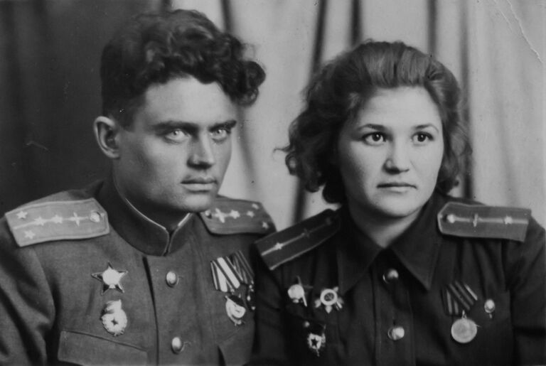 Галина Павловна Брок-Бельцова с супругом Георгием Степановичем Бельцовым