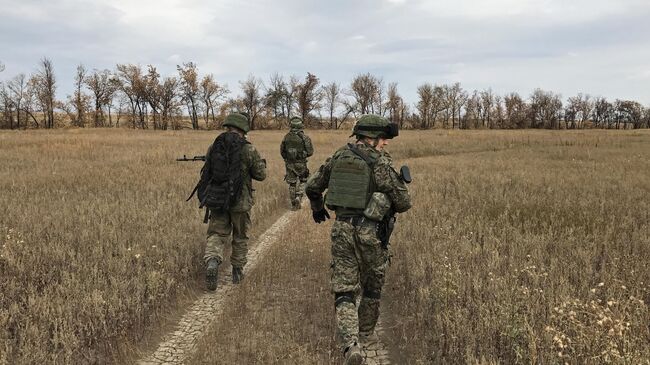 Военнослужащие полка спецназначения армии ДНР