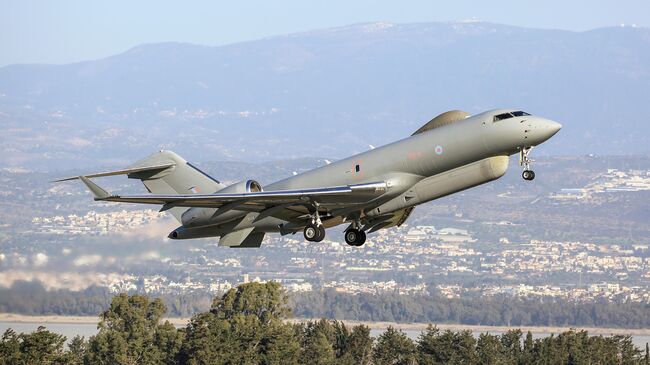 Самолет Bombardier Global Express Sentinel R.1 Королевских ВВС Великобритании