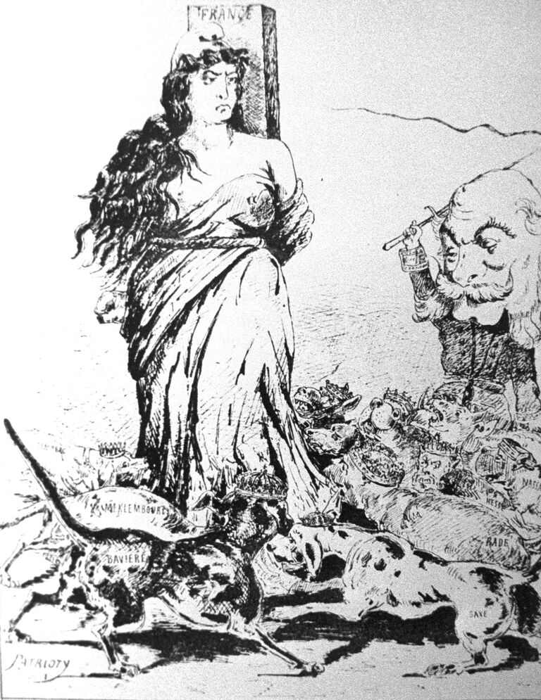 Гравюра Душители Парижской Коммуны