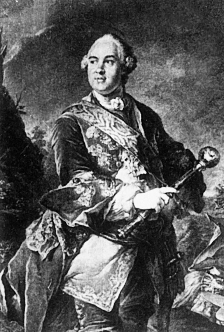 Государственный деятель граф Кирилл Григорьевич Разумовский (1728-1803), последний гетман Украины,  президент Петербургской академии наук