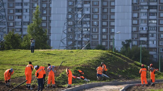 Мэр Москвы С. Собянин осмотрел парк 850-летия Москвы