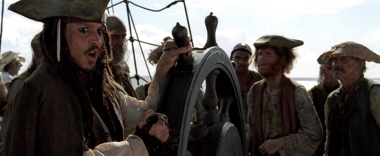 Кадр из фильма Пираты Карибского моря: Проклятие Черной жемчужины(2003)